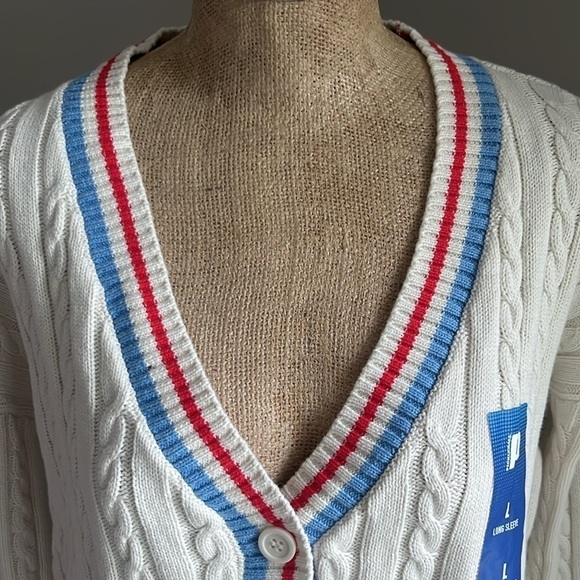 Prince Pickleball X Target Cable Knit Cardigan Sweater NWT - Picture 6 of 6